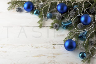 Christmas Blue Balls Decoration for Holidays