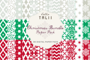Christmas Bundle Paper Pack Patterns