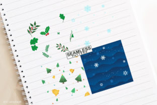 Christmas Club Seamless Pattern
