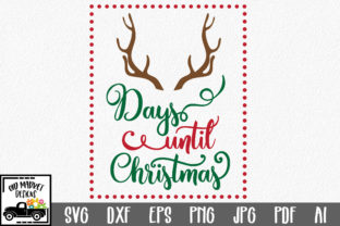 Christmas Countdown Cut File for Crafts
