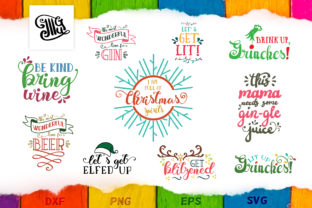 Christmas Drinks Bundle for Crafts