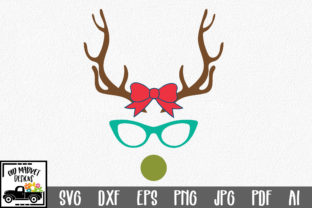 Christmas File - Girl Reindeer for Crafts