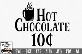 Christmas Hot Chocolate Graphic Design Asset