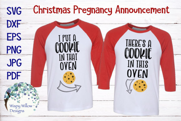 Cozy Crafts: I Put a Cookie in That Oven Christmas Pregnancy