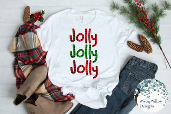 Jolly Buffalo Plaid Christmas SVG