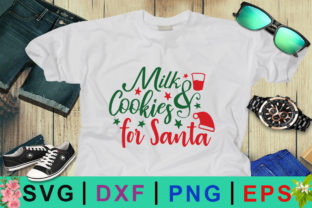 Milk Cookies for Santa Christmas SVG