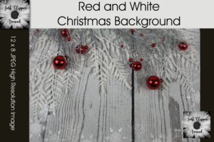 Red and White Christmas Background